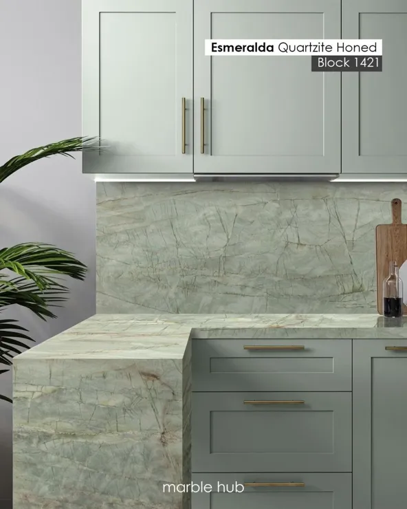 Emerald Green Quartzite — Design reference · Catalogue p. 12