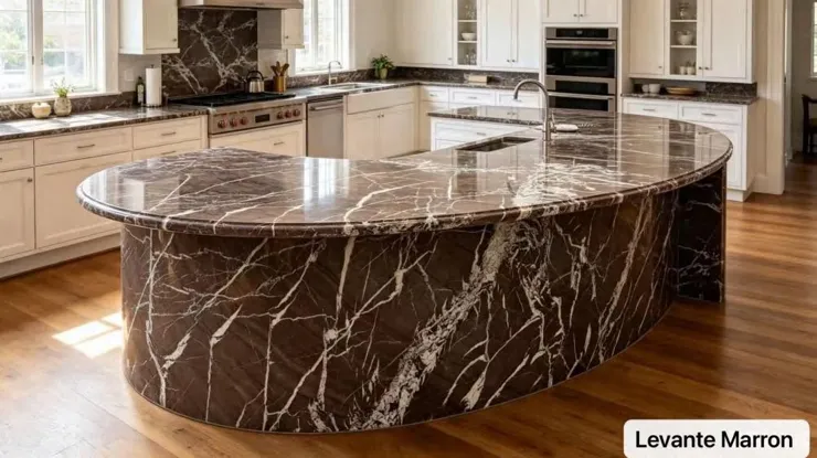 Levante Marron Marble — Design reference · Catalogue p. 17