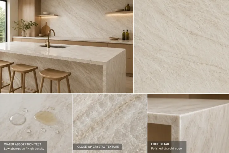 Taj Mahal Quartzite — Design reference